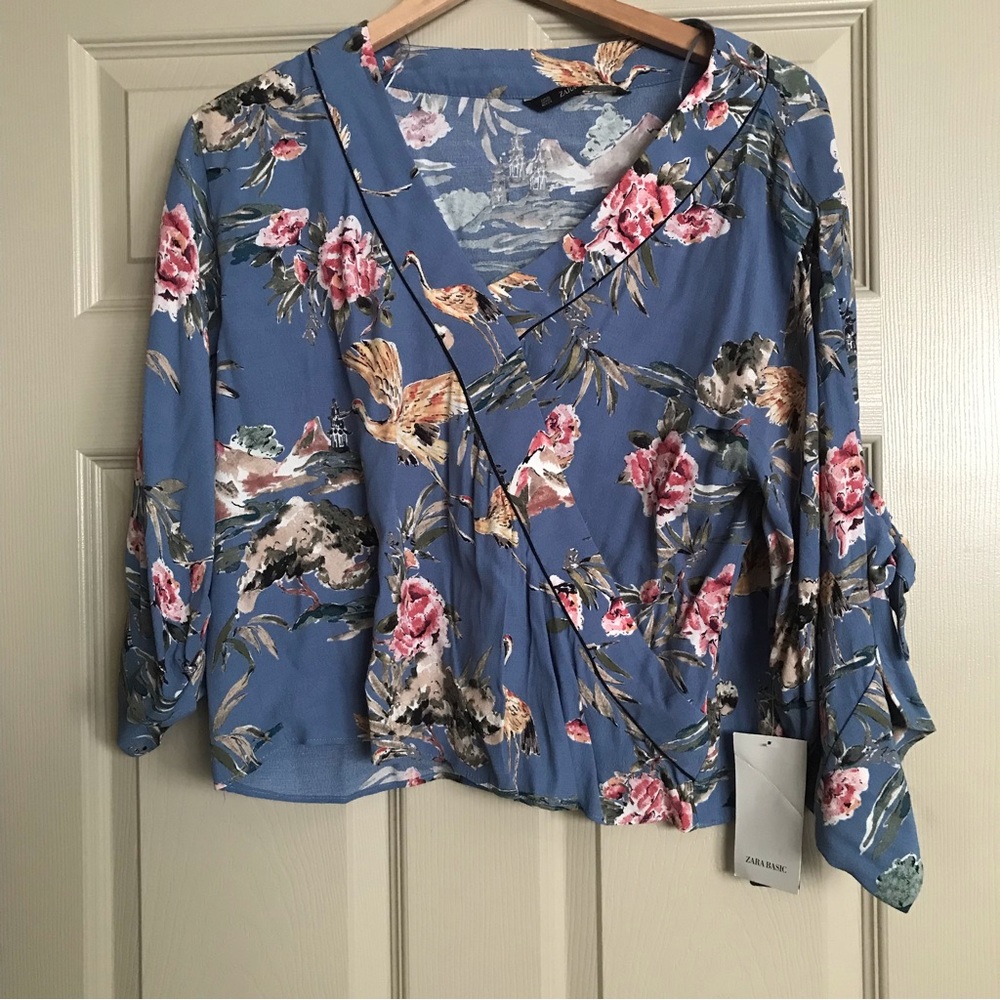 Zara floral top. Size XS